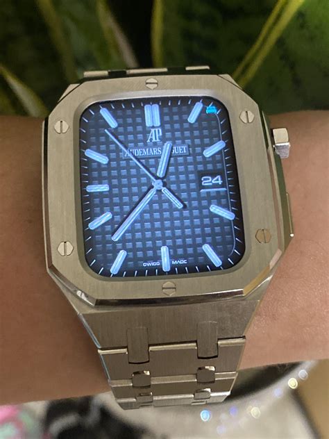 audemars piguet style bracelet apple watch|audemars piguet with rubber strap.